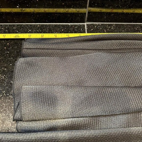 CACHE Womens Sz 6 BLACK PLEATED  Skirt Silky Stripe Full Swing EUC Belted - Picture 4 of 6